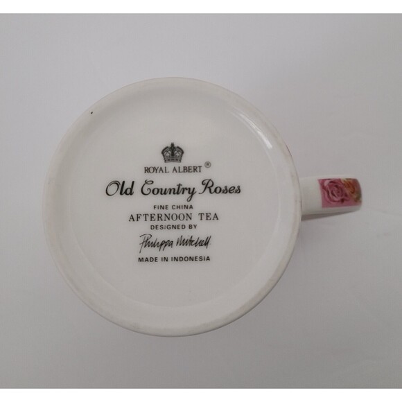 Royal Albert Old Country Roses Mug AFTERNOON TEA by Philippa Mitchell Pink White - Picture 6 of 6